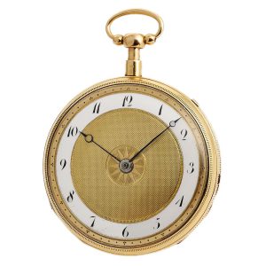 Swiss rare pocket watch with musical movement Circa 1810