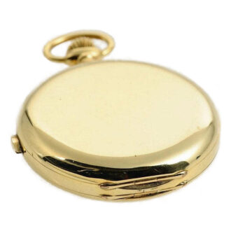 Swiss very fine 18k gold chronograph pocket watch Circa 1900