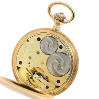 German 18k gold Glashütte pocket watch Circa 1890