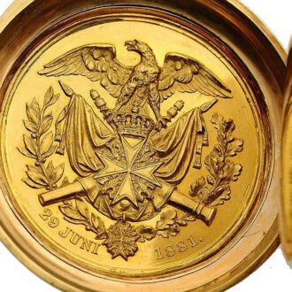 German early Glashütte gentleman's pocket watch Circa 1881