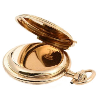 German 14k gold Glashütte pocket watch Circa 1900