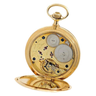 German fine 18 carat gold Glashütte lever watch Circa 1908