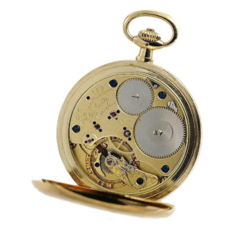 German rare 14k gold Glashütte pocket watch Circa 1901