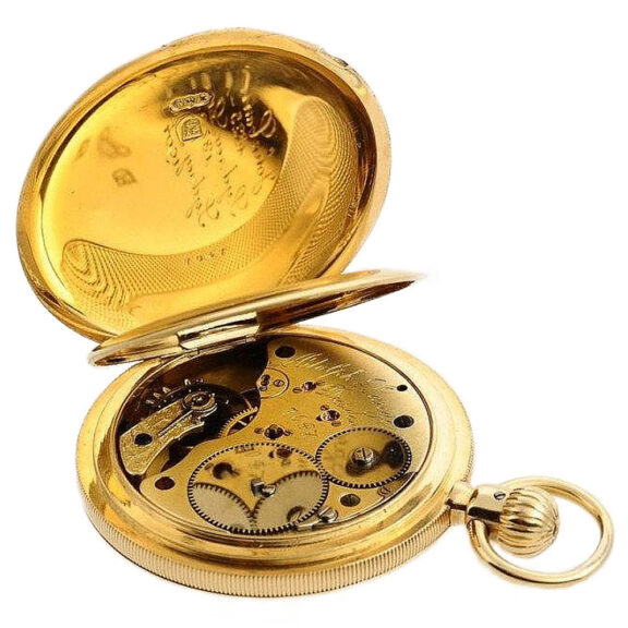 German fine and early gold Glashütte pocket watch Circa 1870 German fine and early gold Glashütte pocket watch Circa 1870