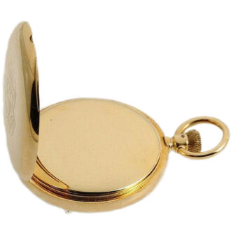 German fine 18k gold Glashütte pocket watch Circa 1883