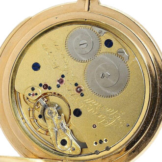 German gold hunting cased minute repeating watch Circa 1924