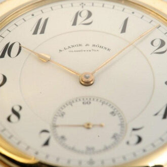 German gold hunting cased minute repeating watch Circa 1924