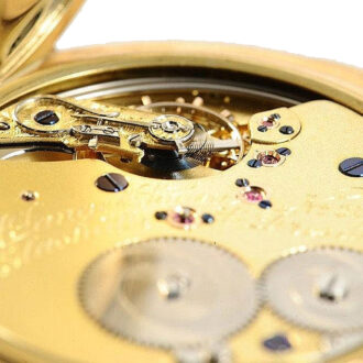 German gold hunting cased minute repeating watch Circa 1924