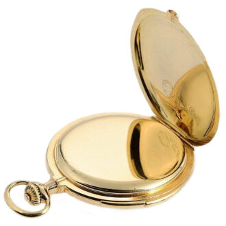 German gold hunting cased minute repeating watch Circa 1924