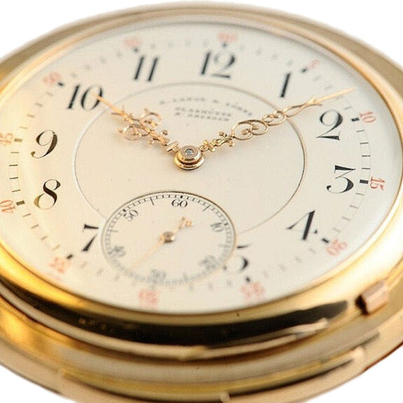 German rose gold minute repeating watch Circa 1908 German rose gold minute repeating watch Circa 1908