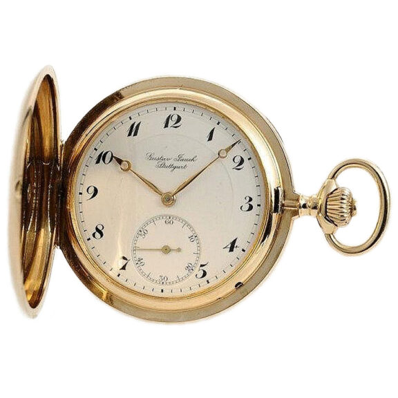 Swiss heavy rose gold IWC Schaffhausen watch Circa 1913