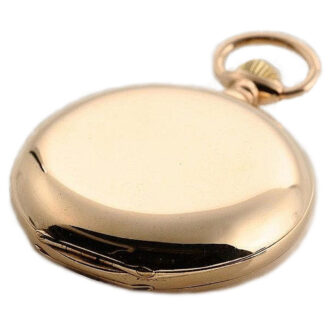 Swiss heavy pink gold IWC Schaffhausen watch Circa 1894