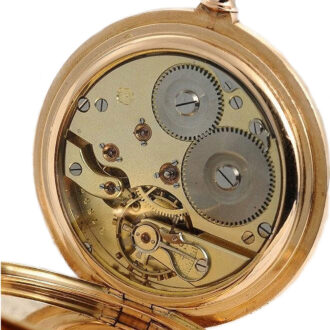 Swiss heavy pink gold IWC Schaffhausen watch Circa 1894