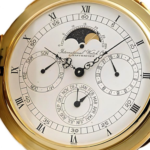 Swiss limited edition pocket watch with full calender Circa 1985 Swiss limited edition pocket watch with full calender Circa 1985