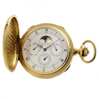 Swiss limited edition pocket watch with full calender Circa 1985
