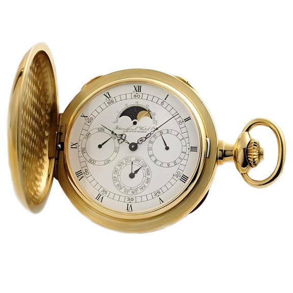 Swiss limited edition pocket watch with full calender Circa 1985