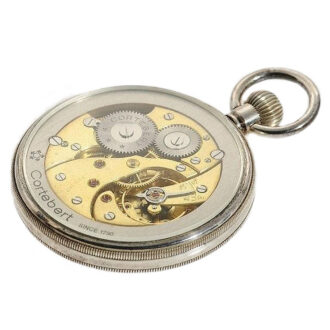 Swiss rare silver deck observation chronometer Circa 1990
