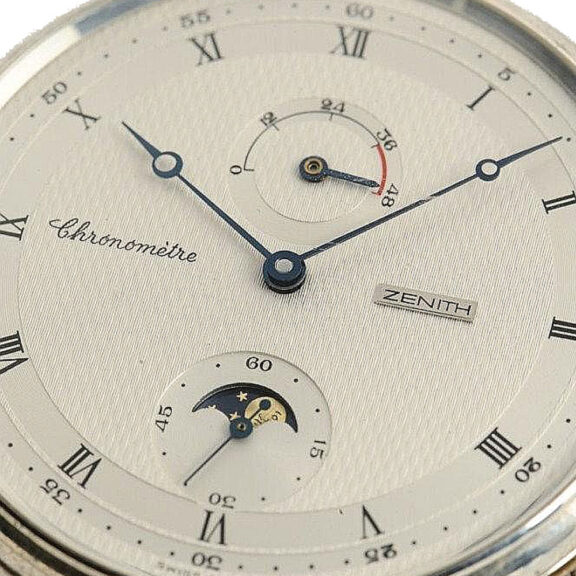 Swiss very fine, heavy silver deck chronometer Circa 2003 Swiss very fine, heavy silver deck chronometer Circa 2003