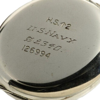 Swiss large, heavy deck chronometer with wooden box Circa 1920