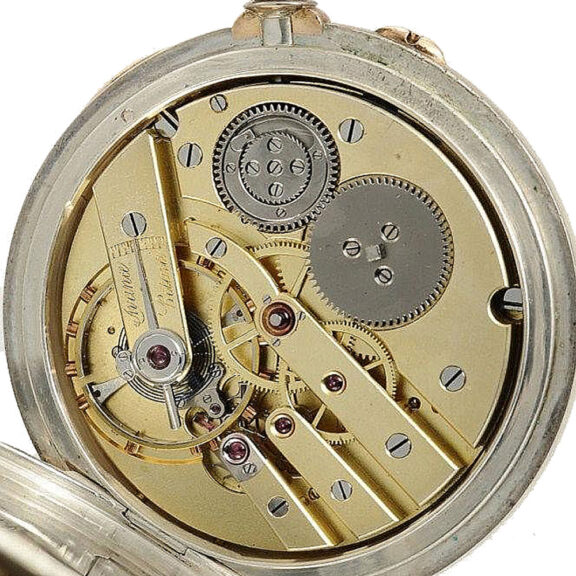 French chronometer with 32h power reserve indicator Circa 1890 French chronometer with 32h power reserve indicator Circa 1890