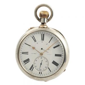 French chronometer with 32h power reserve indicator Circa 1890
