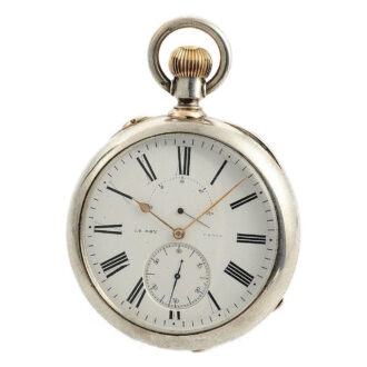 French chronometer with 32h power reserve indicator Circa 1890