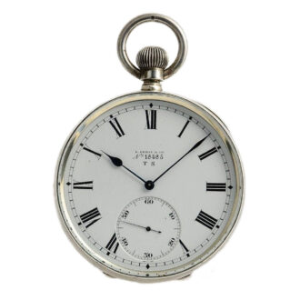 French silver open faced chronometer deck watch Circa 1930