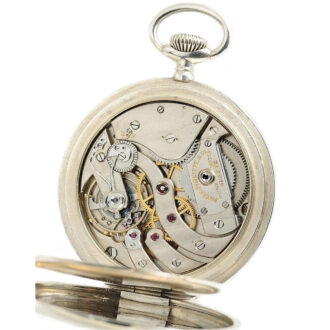Swiss silver open faced Geneva deck watch Circa 1917