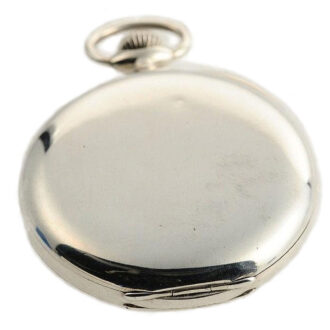 Swiss silver open faced Geneva deck watch Circa 1917