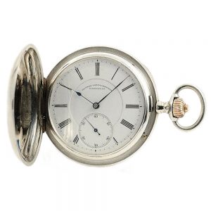 German fine heavy silver graduate's pocket watch Circa 1905