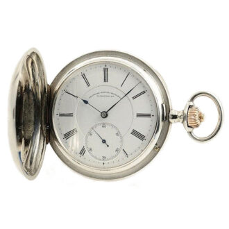 German fine heavy silver graduate's pocket watch Circa 1905