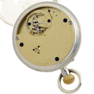 English anti-magnetic deck watch with carousel Circa 1899