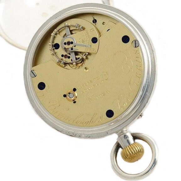 English anti-magnetic deck watch with carousel Circa 1899 English anti-magnetic deck watch with carousel Circa 1899