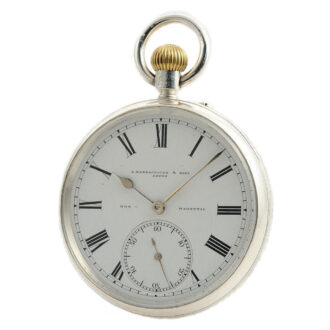 English anti magnetic deck watch with carousel Circa 1899