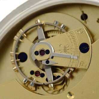 English anti-magnetic deck watch with carousel Circa 1899