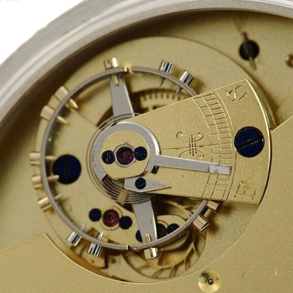 English anti-magnetic deck watch with carousel Circa 1899 English anti-magnetic deck watch with carousel Circa 1899