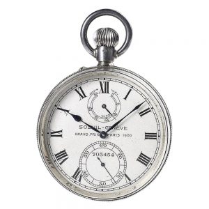 Swiss deck watch with 52h power reserve indicator Circa 1928