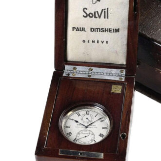 Swiss deck watch with 52h power reserve indicator Circa 1928 Swiss deck watch with 52h power reserve indicator Circa 1928