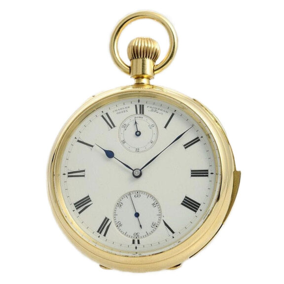 English gold pocket watch with minute repeating Circa 1912