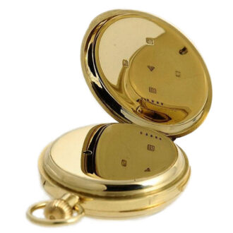 English gold pocket watch with minute repeating Circa 1912