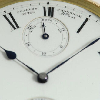 English gold pocket watch with minute repeating Circa 1912