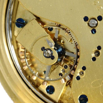English gold pocket watch with minute repeating Circa 1912