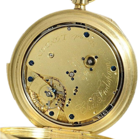 English gold pocket watch with minute repeating Circa 1912 English gold pocket watch with minute repeating Circa 1912