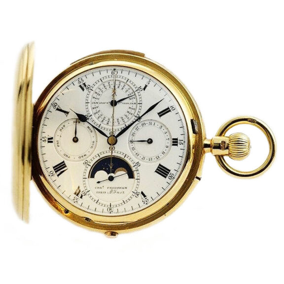 English astronomic minute repeating pocket watch Circa 1895