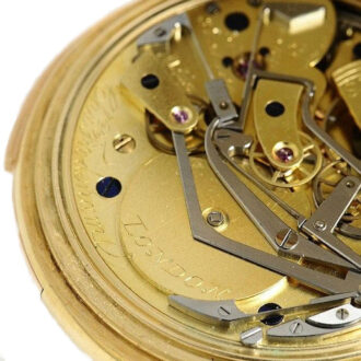 English astronomic minute repeating pocket watch Circa 1895