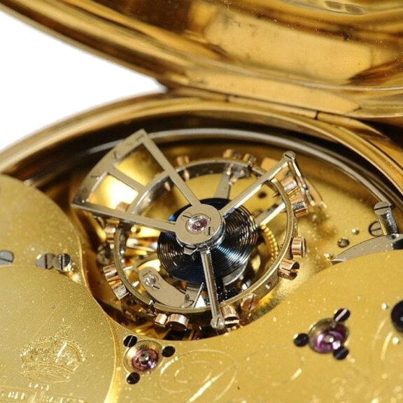 Unique English 18K gold complicated chronometer Circa 1902 Unique English 18K gold complicated chronometer Circa 1902