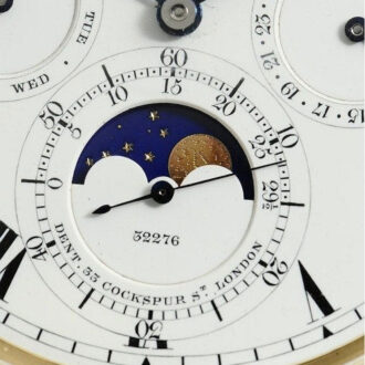 Unique English 18K gold complicated chronometer Circa 1902