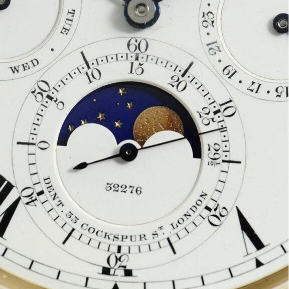 Unique English 18K gold complicated chronometer Circa 1902 Unique English 18K gold complicated chronometer Circa 1902