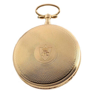 Swiss rare 18k gold musical "carillon" pocket watch Circa 1810