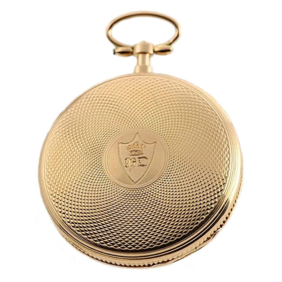 Swiss rare 18k gold musical "carillon" pocket watch Circa 1810 Swiss rare 18k gold musical "carillon" pocket watch Circa 1810